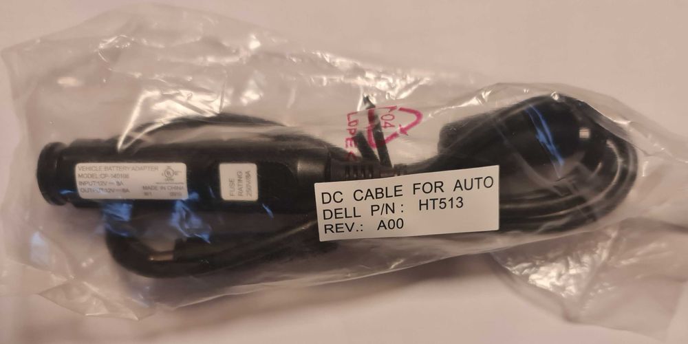 Carregador Dell Auto-Air 19.5V 3.34A 65 W jack de 7,4mm