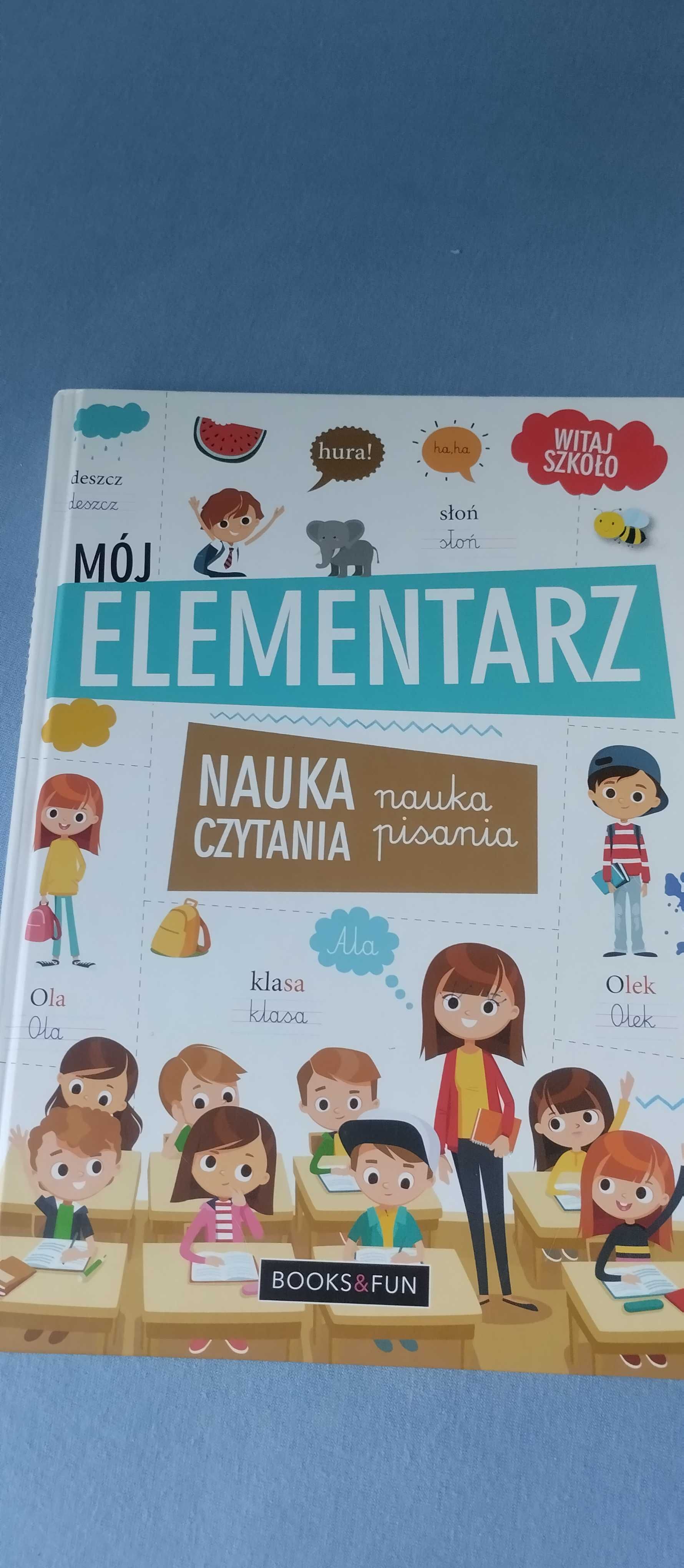 Zestaw 4 Elementarze do nauki pisania i czytania metodą sylabowa