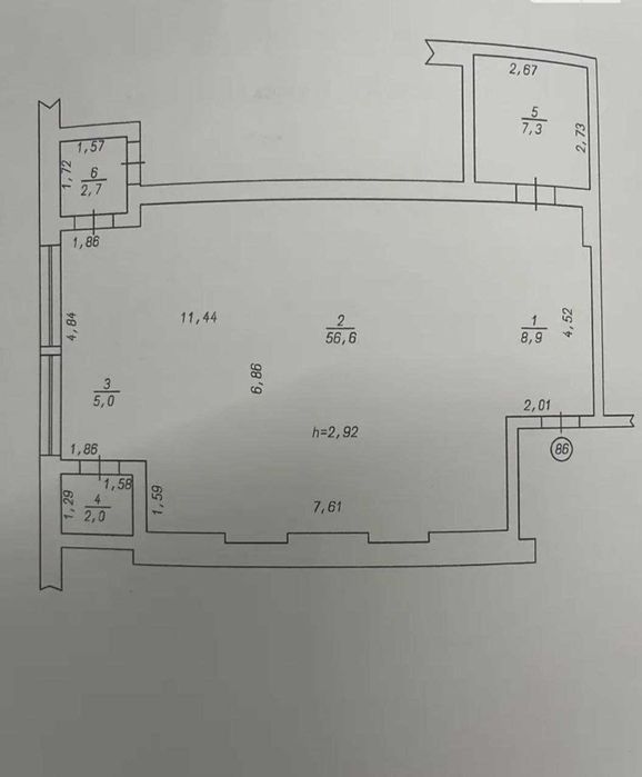 Продаж 2к квартири, площа 83 кв.м з ремонтом, Подільська,58! ТЕРМІНОВО