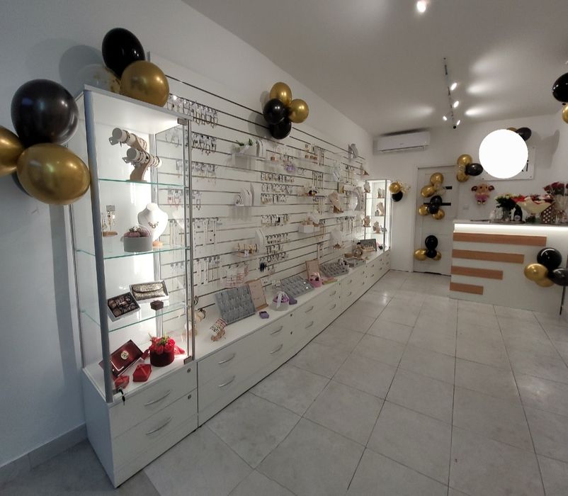 Panel spacewall witryna szklana led