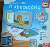 Vários jogos Tetris, horas, contrários, abecedário