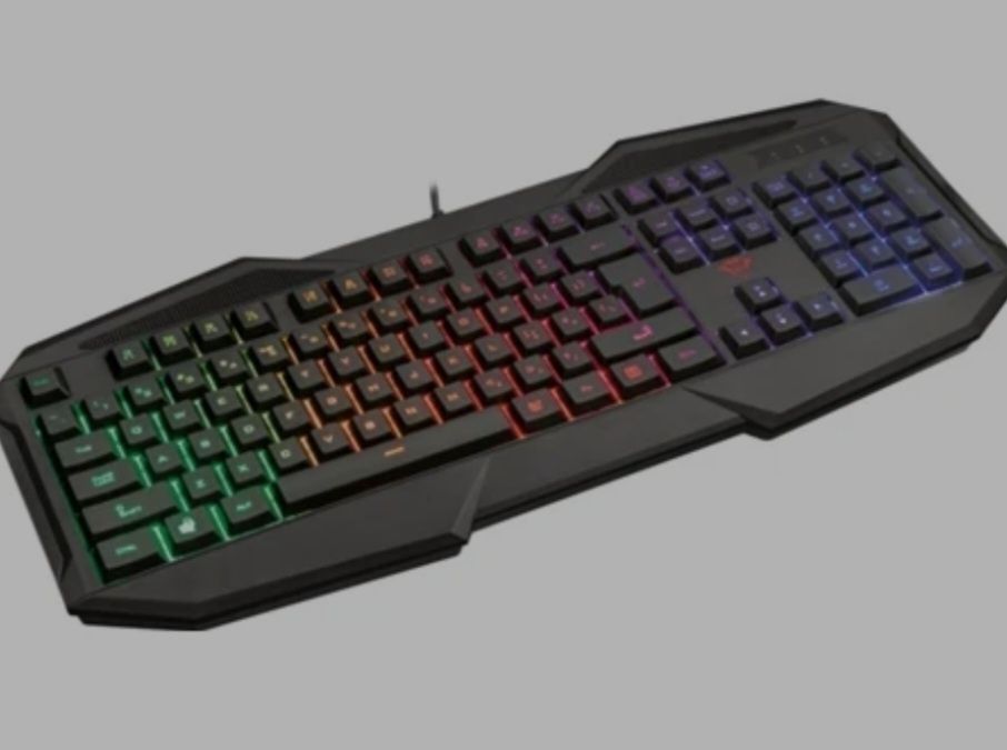 Teclado Gaming TRUST 830-RW Avonn (Membrana - Português - Preto)