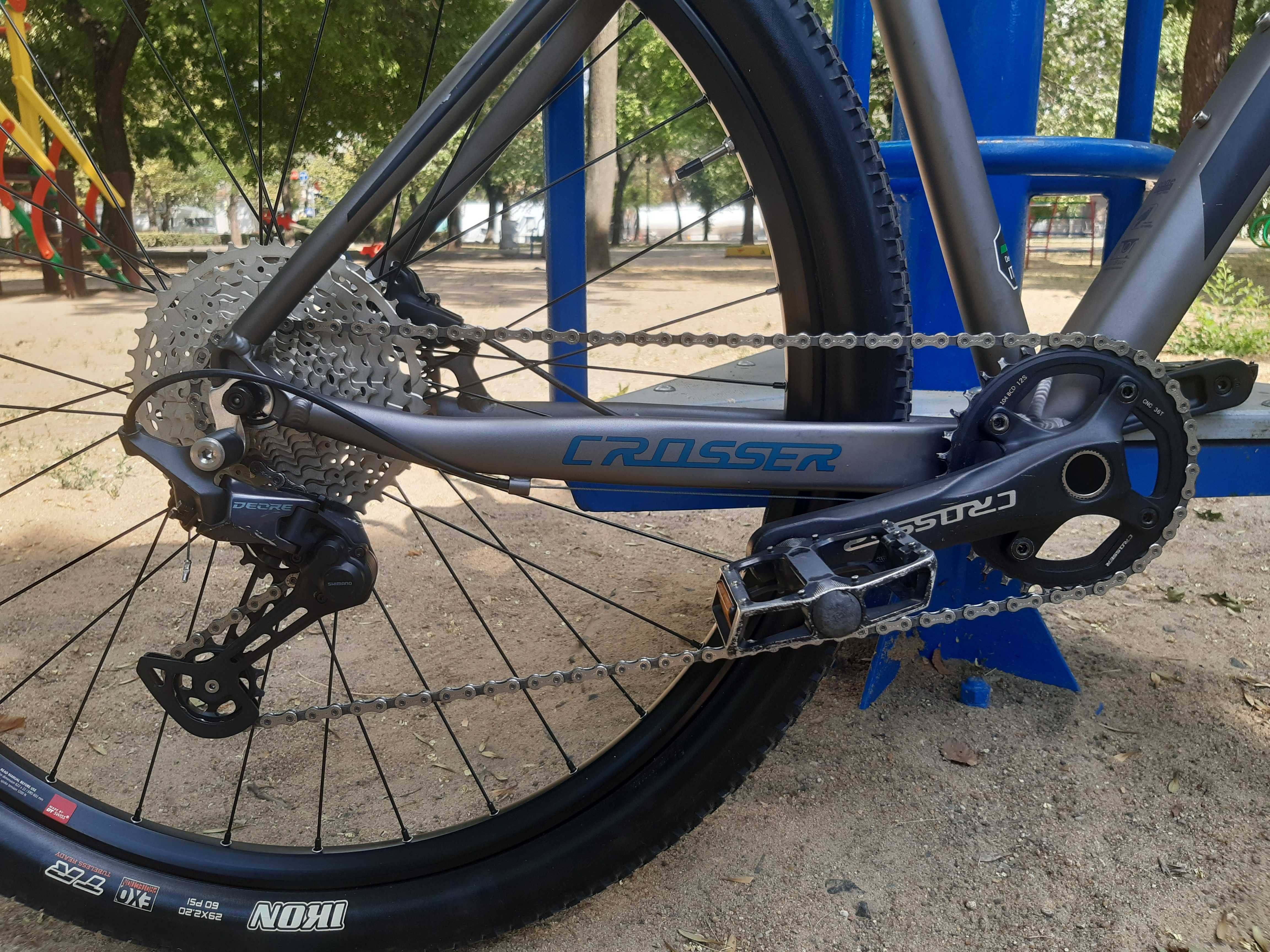 Велосипед Crosser Solo 29 (Deore/DT Swiss/Novatec/Maxxis)
