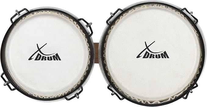 Bongos XDrum 6" macho i 7" hembra - futro naturalne