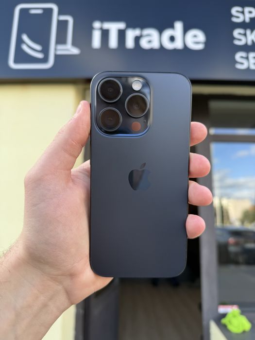 Telefon iPhone 15 PRO 128GB Granatowy Apple Gwarancja iTrade