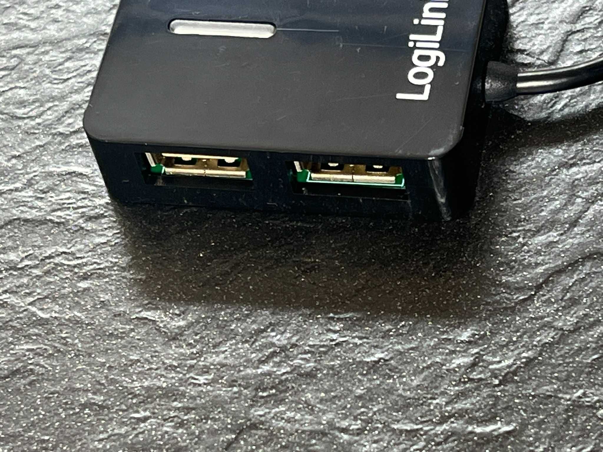 LogiLink USB 2.0 Hub 4-Port Czarny Kompaktowy rozdzielacz USB
