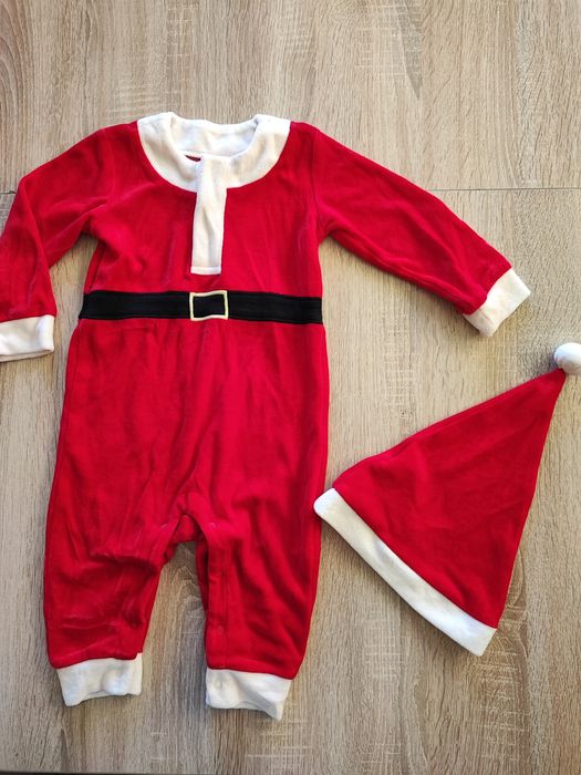 Strój Mikołaja / kombinezon jednoczęściowy rozmiar 80