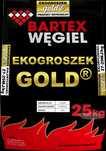 Bartex Ekogroszek Gold, węgiel groszek, workowany 25kg #Ecoopał