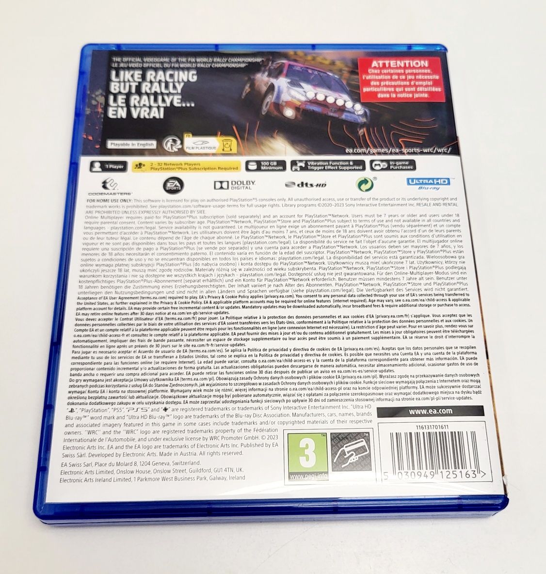 Gra WRC PS5 Playstation 5