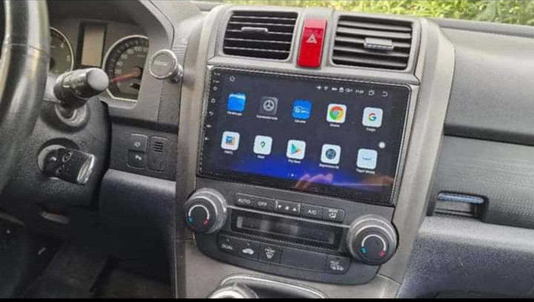 Rádio Android 12 com GPS Honda CR-V 06-11 (Artigo Novo)