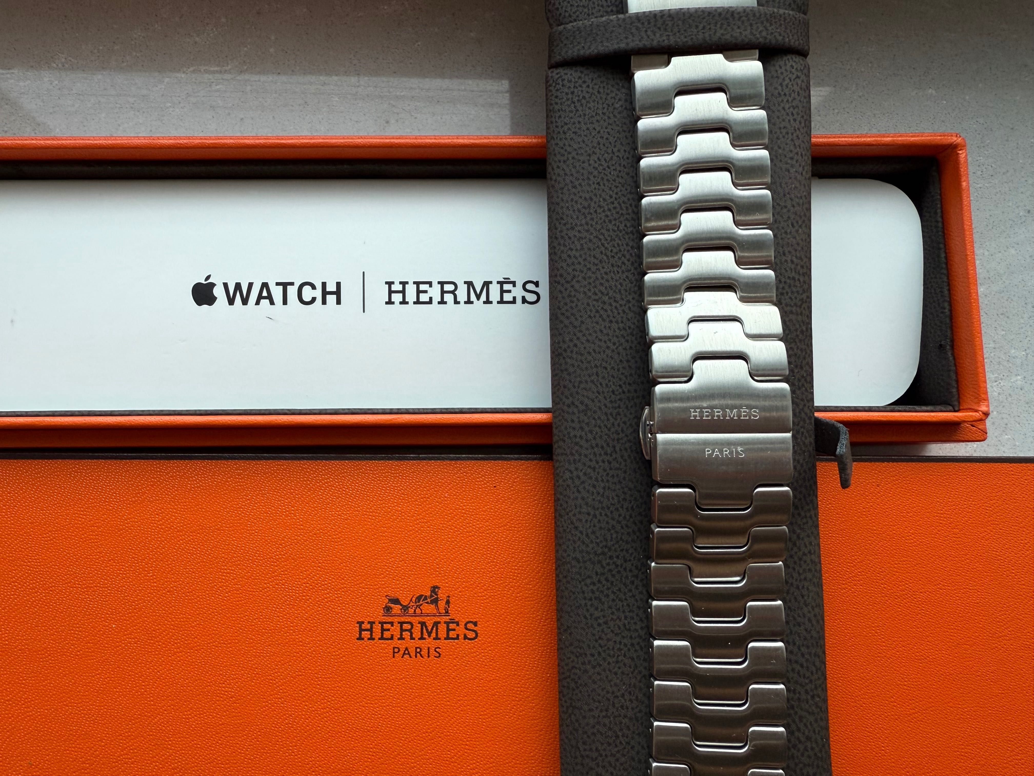 Pasek / bransoleta do Apple Watch Hermès Single Tour band Grand H / L