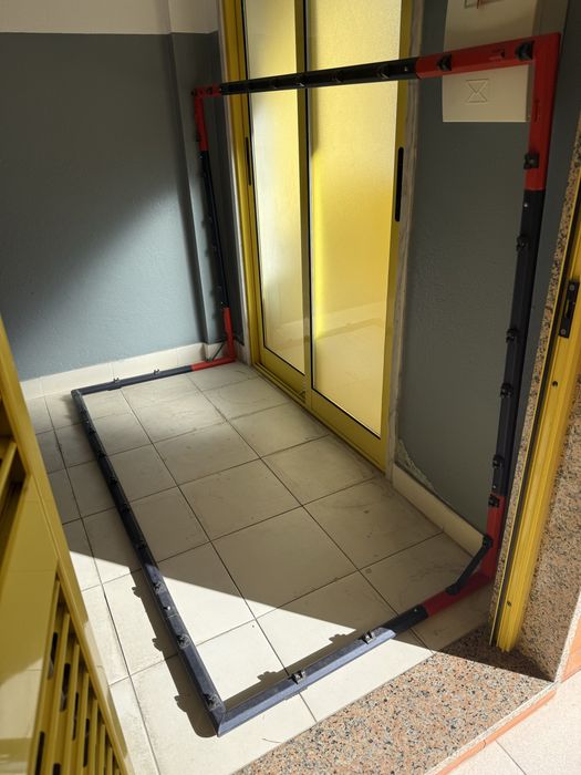 Baliza para futebol sem rede