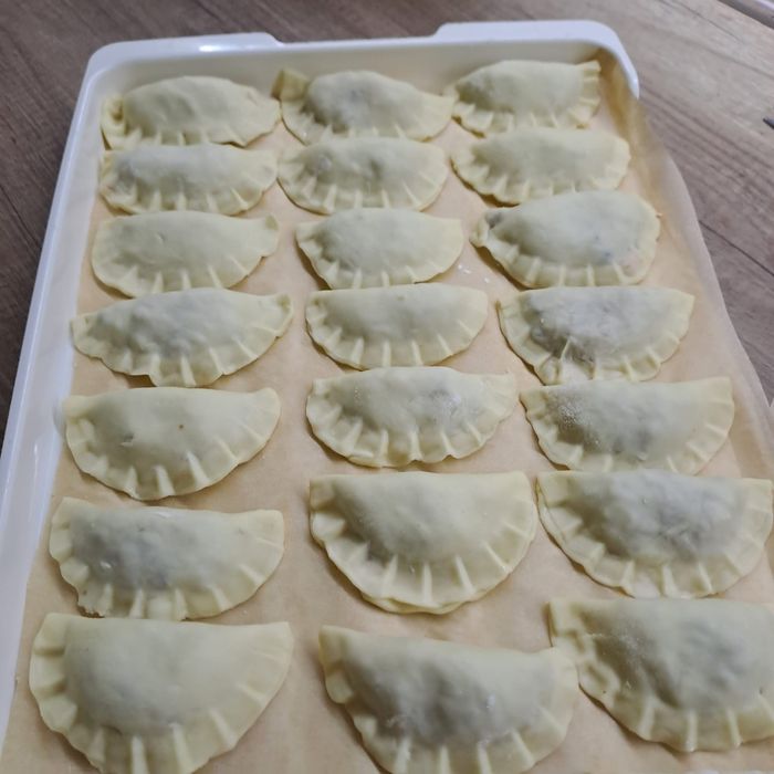 Uszka, pierogi, krokiety, barszcz czerwony