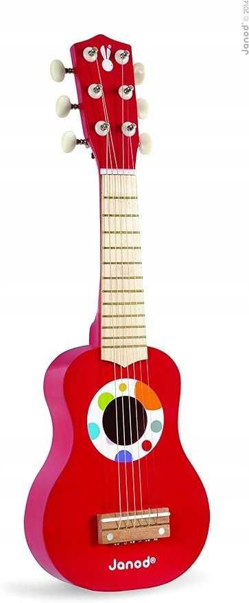 Janod drewniana gitara dla dzieci