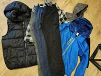 Zestaw ubrań dla chłopaka 152/158 kurtka przeciwdeszczowa Softshell sp