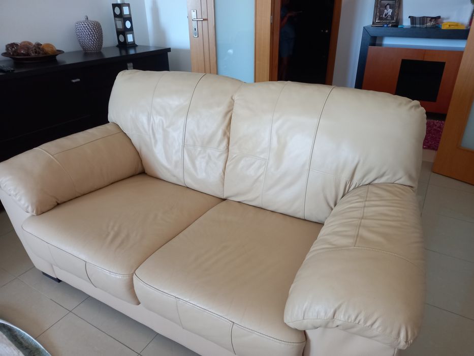 Sofás usados em pele