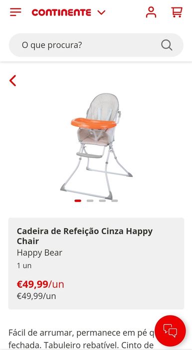 Cadeira bebé papa