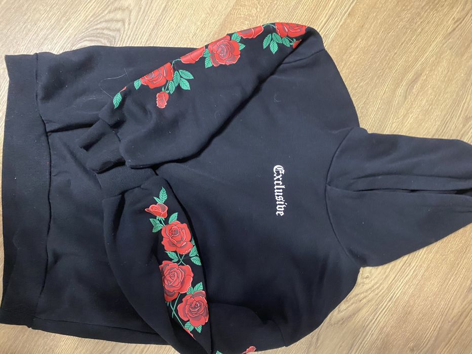 Bluza czarna croop rozmiar M
