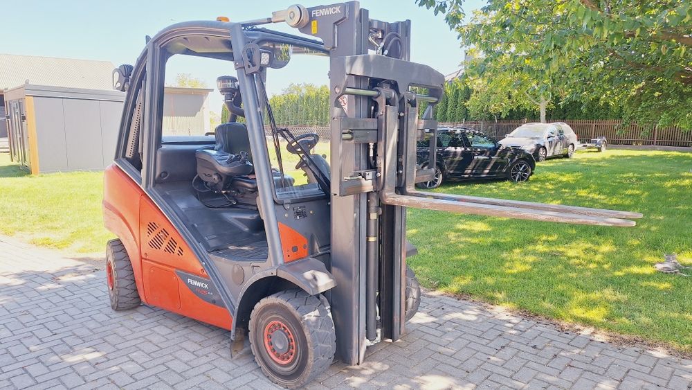 Linde H25 z 2016r Triplex przesuw wolny skok wózek widłowy widlak