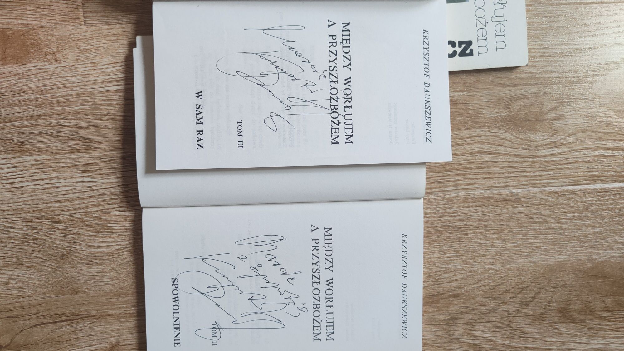 Krzysztof Daukszewicz książki z autografem