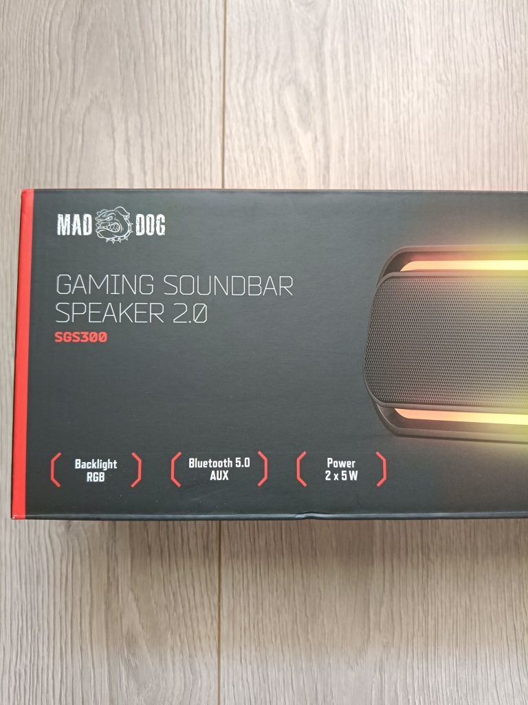 Soundbar komputerowy MAD DOG SGS300 RGB bluetooth