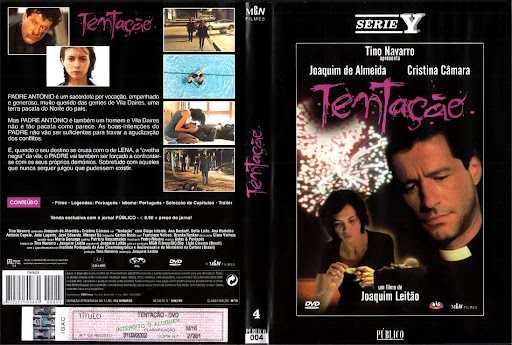 DVD Tentação Filme português Joaquim Almeida Leitão ENTRGA JÁ Cristina