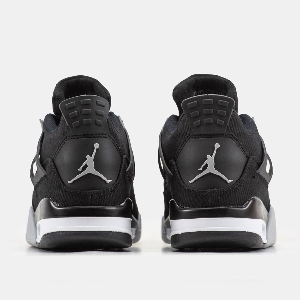 Buty Nike Air Jordan Retro 4 Black Canvas 40-45 męskie trampki