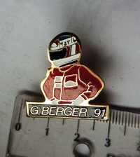 Gerhard Berger pin wyścigi F1 Team Marlboro