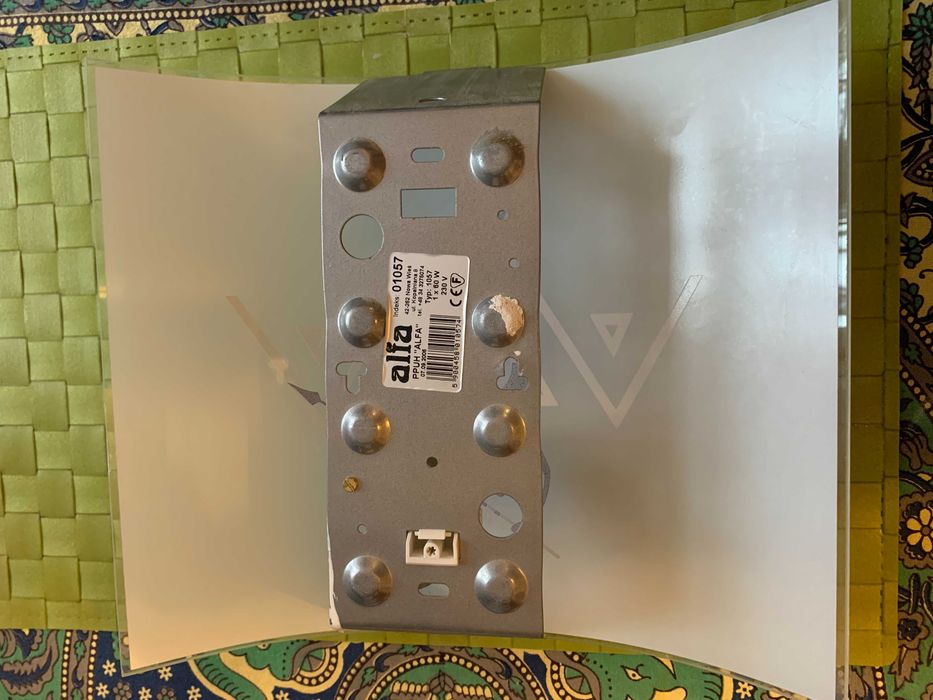 Kinkiet z motywem afrykańskim 26x32 cm szkło