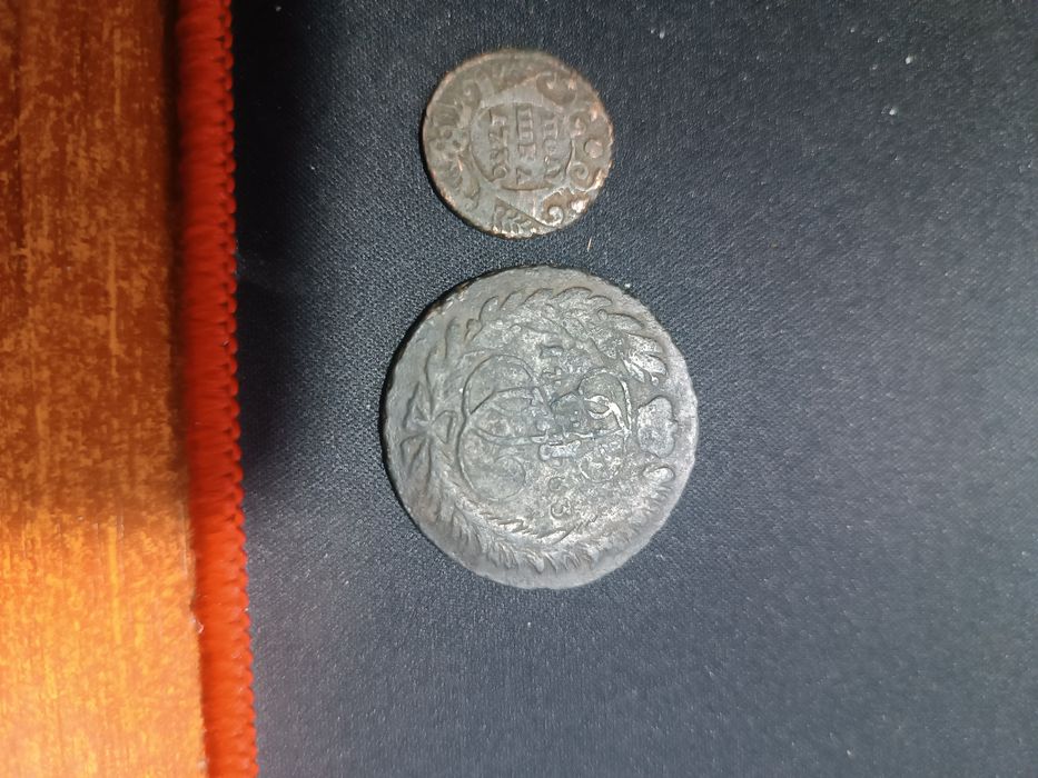 Две монеты царские 1730 и 1763годов