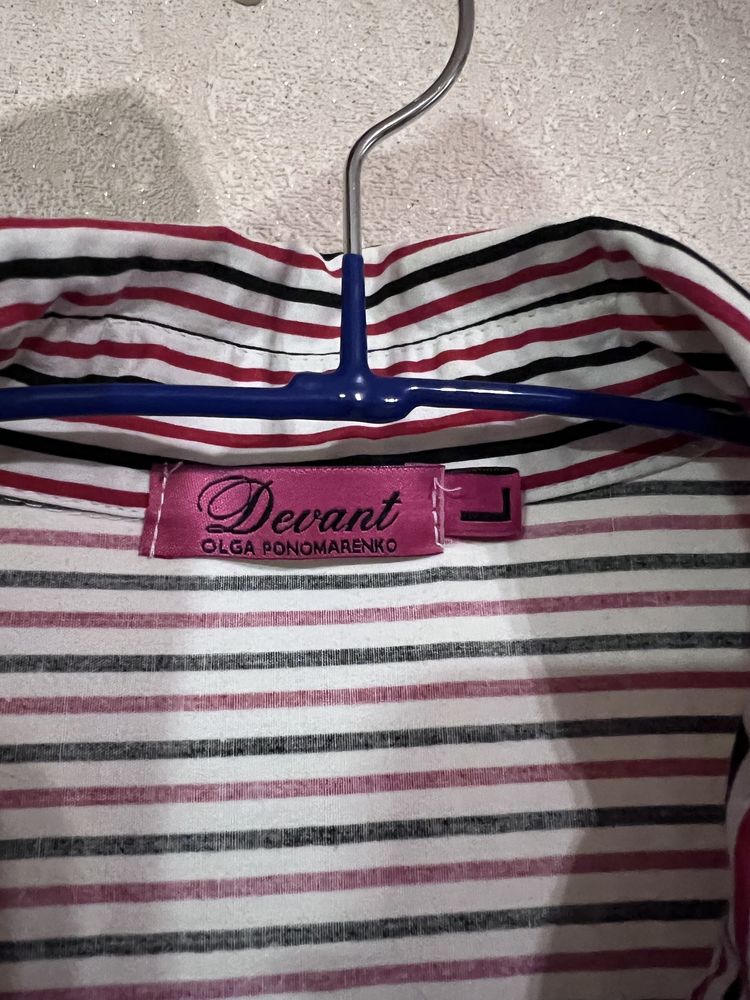 Платье-рубашка с поясом Devant