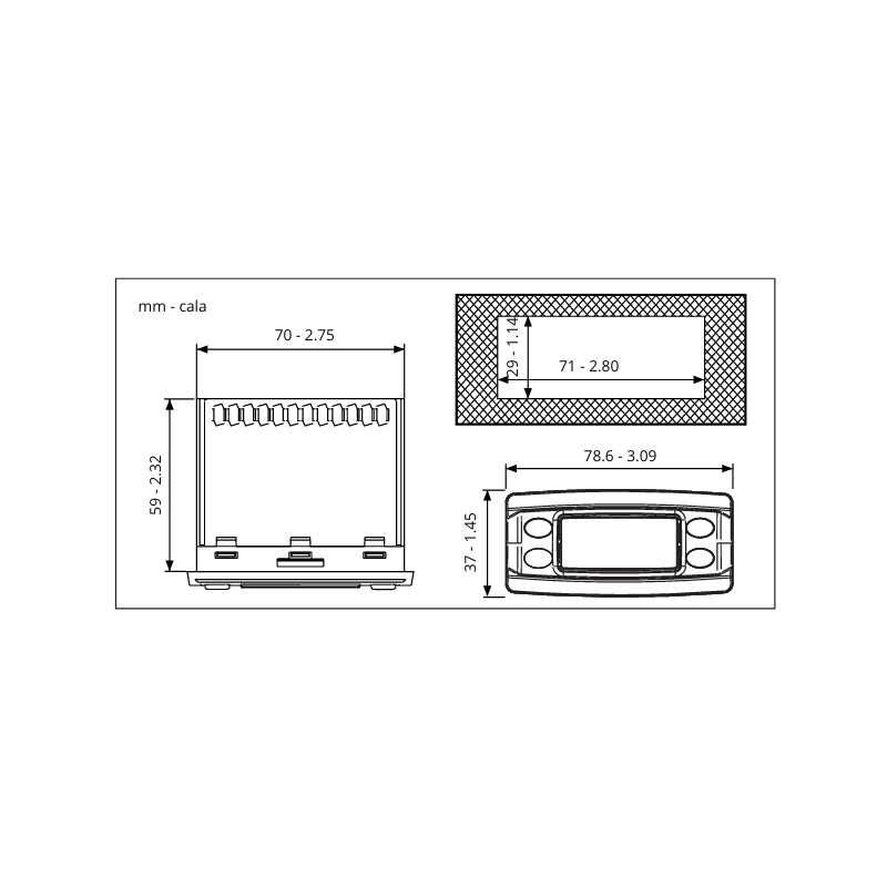 Sterownik do lodówek IDEPlus961 (IDE961,ID961) ELIWELL IDL961X7Y107300