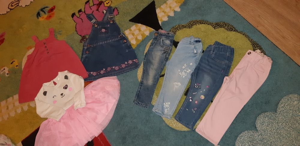 Spodnie jeansy rurki h&m 86