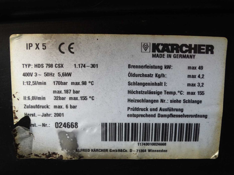 Myjka Ciśnieniowa Karcher HDS 798 CSX najniższa cena