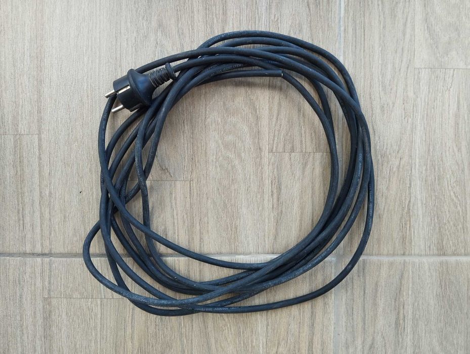 Шнур силовий H05RN-F 3x0.75mm2 чорний, довжина - 6 м.