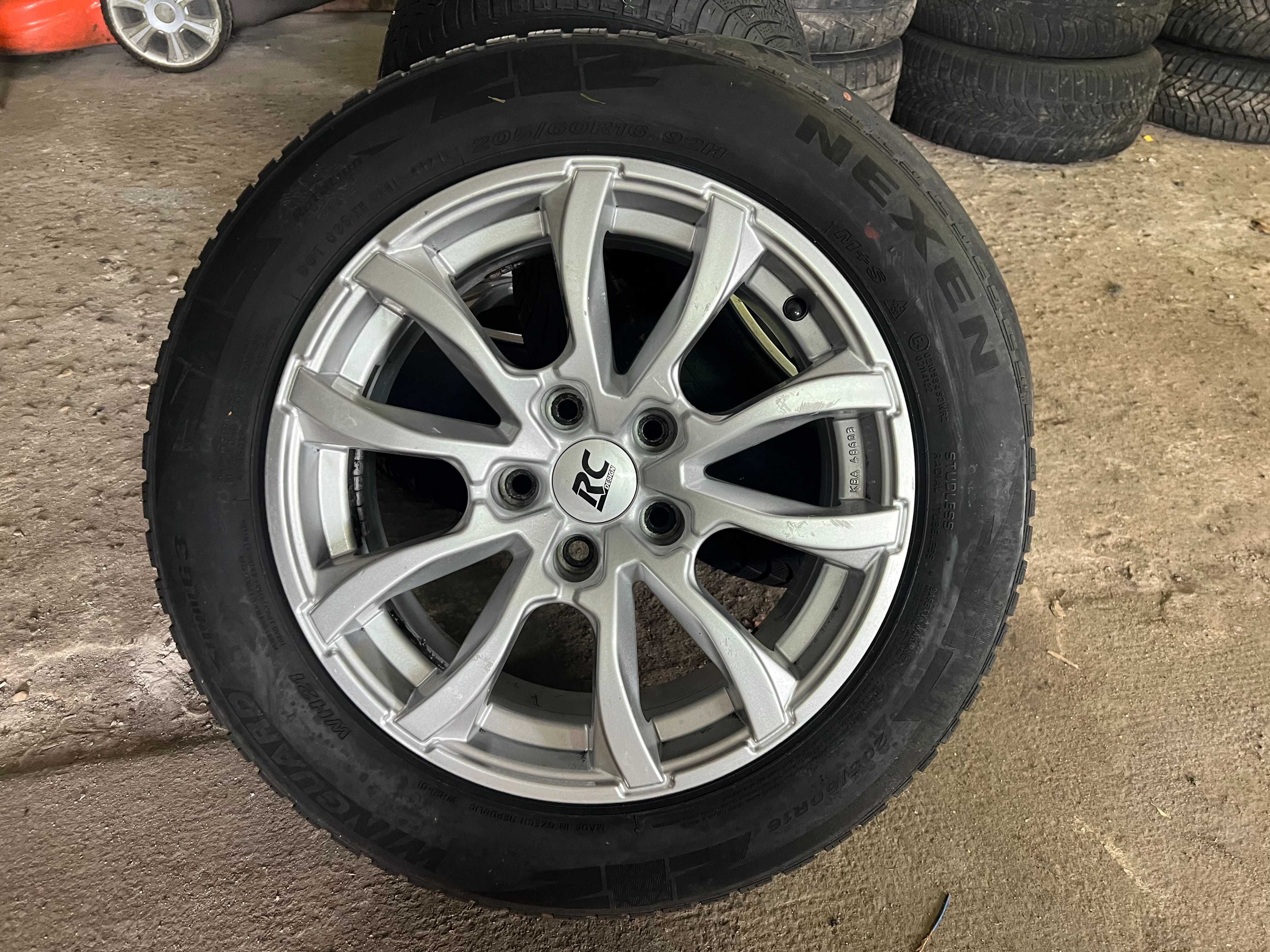 Koła Alufelgi Opony 205/60/16 ZIMA 5x112 VW AUDI SKODA BMW