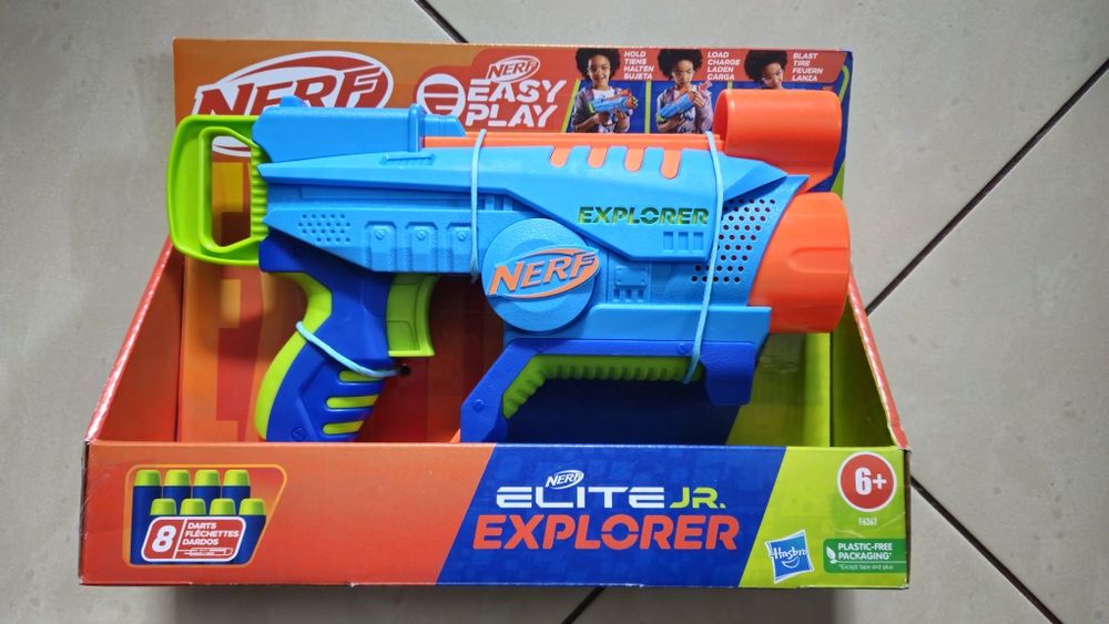 Nerf Elite JR Explorer pistolety i wyrzutnie