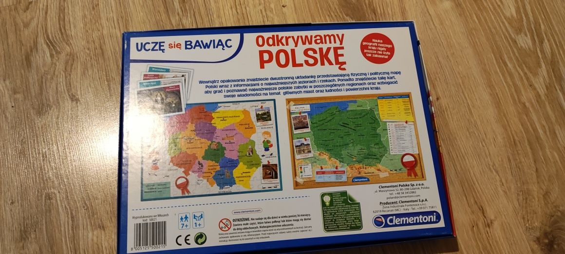 Odkrywamy Polskę układanka geograficzna