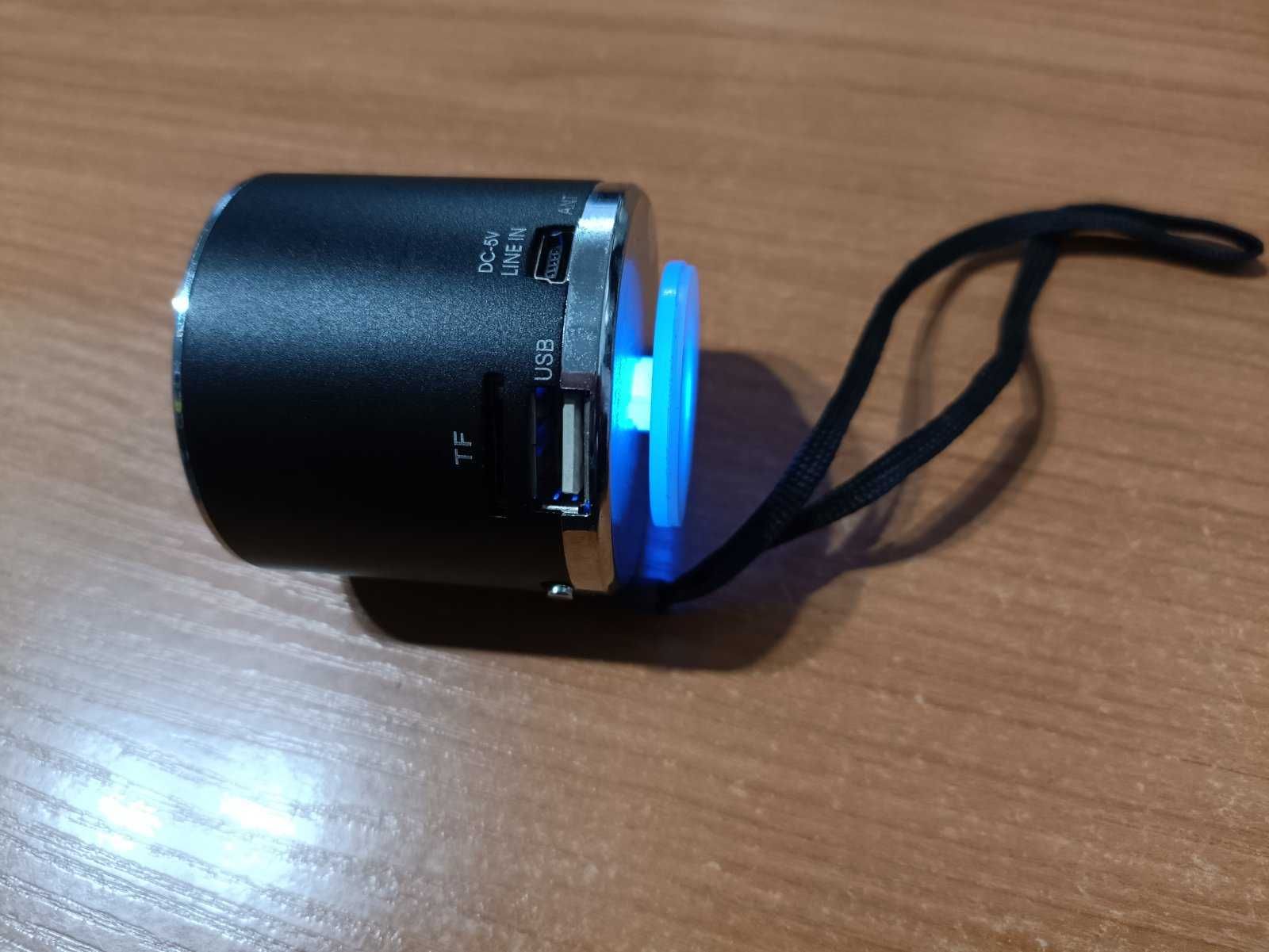 Портативна колонка, плеєр MP3, FM, USB, micro SD Z-12 чёрная и голубая