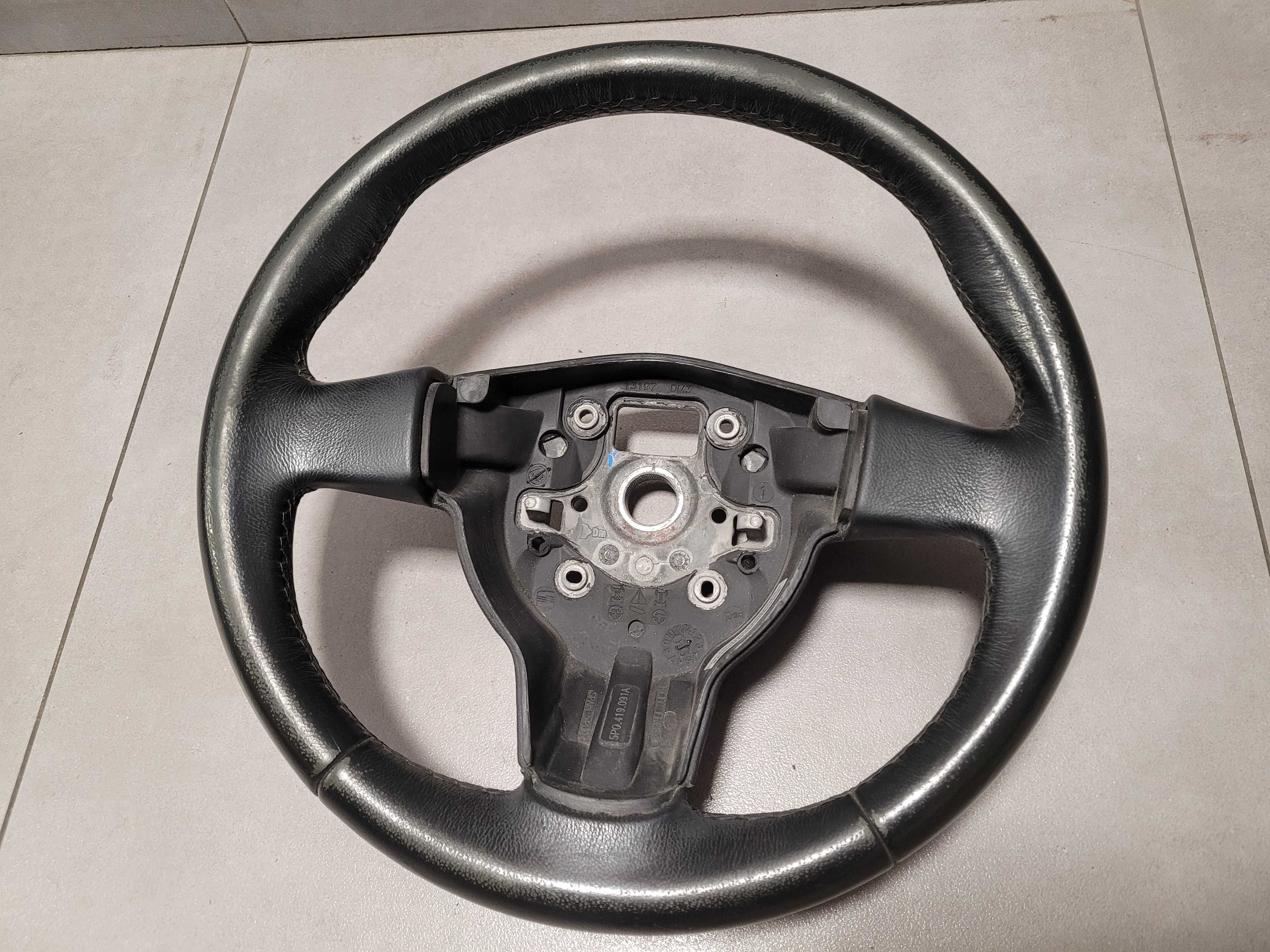 Kierownica skórzana Seat Leon II 2006r 5P0.419.091A