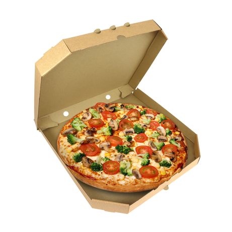 Коробка бурая Т22 для пиццы и хачапури