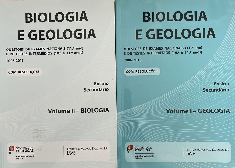 Livros exames nacionais 11°ano - Biologia e Geologia