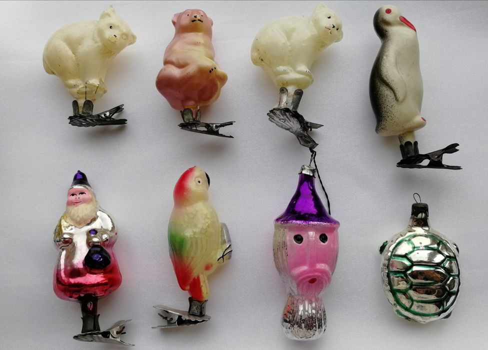 Ёлочные игрушки Ссср. Ялинкові іграшки. Новорічні прикраси СРСР.