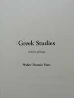 Greek Studies: A series of essays - Walter Pater