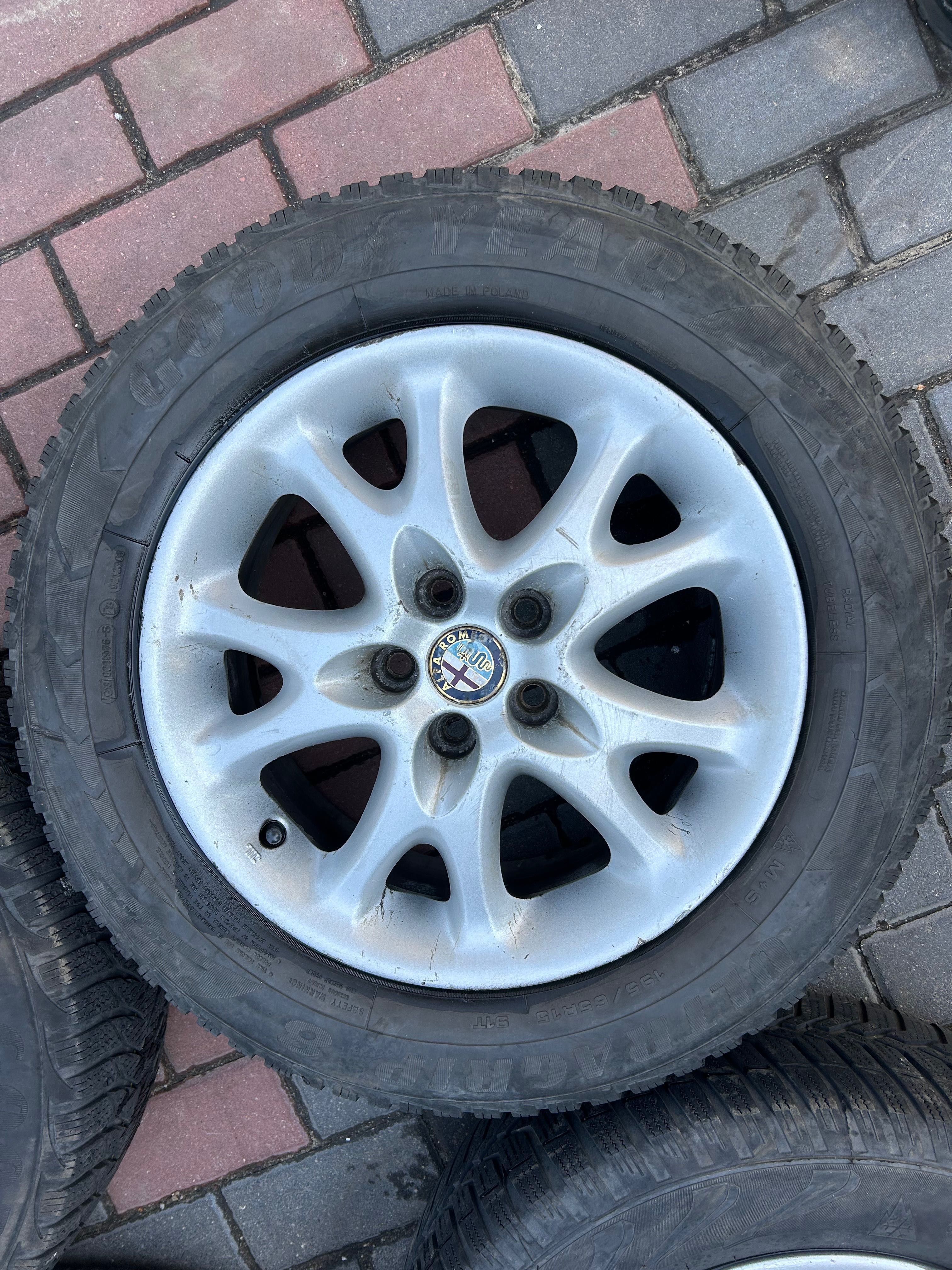 Alufelgi 5x98 ET41.5 Opony 195/65 R15 Alfa Romeo