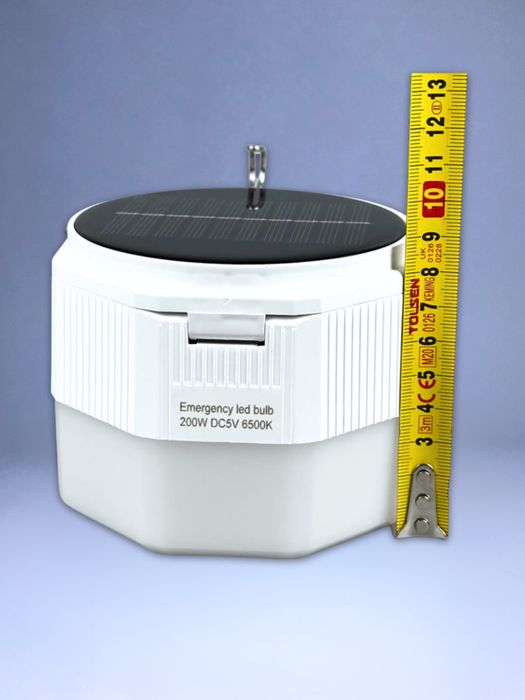 ЕКСКЛЮЗИВ, Акумуляторна лампа із 4 акумуляторами 18650, 30 ват