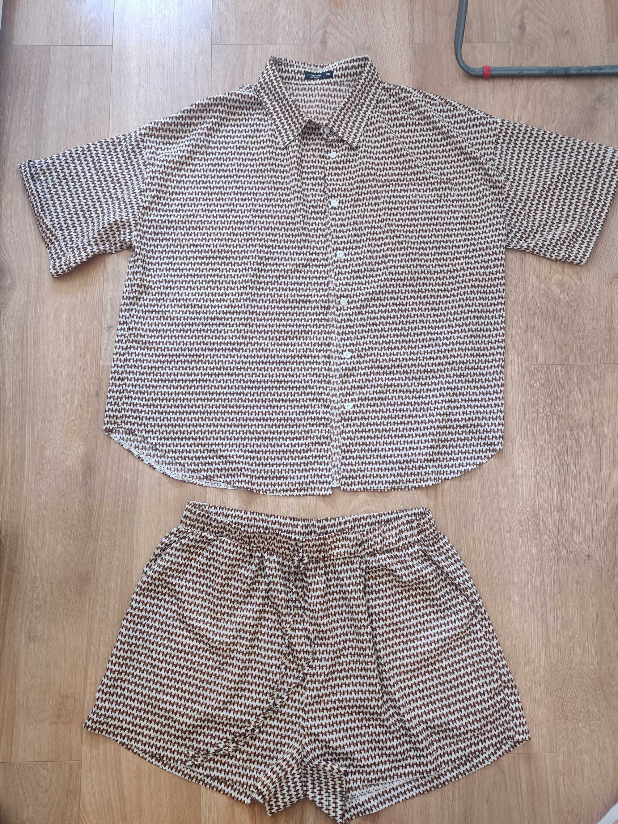 SHEIN Brown & White Co-Ord