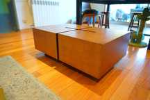 Mesa de centro de sala em madeira