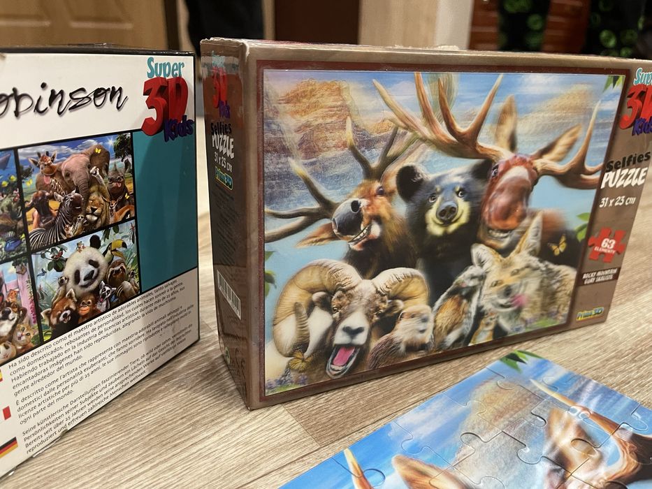 3D-пазл Super Kids Selfies Puzzle Лісова братва