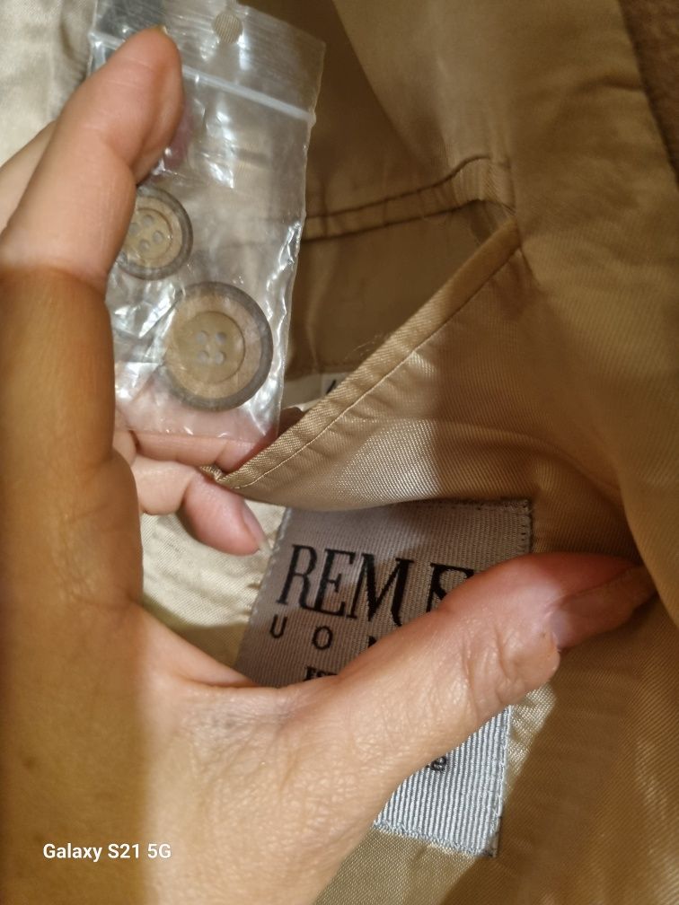 Remus uomo #Len lniana PRL Nowa klasyczna marynarka dla wysokiego